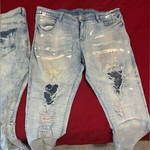 Blue Colorwash Jeans